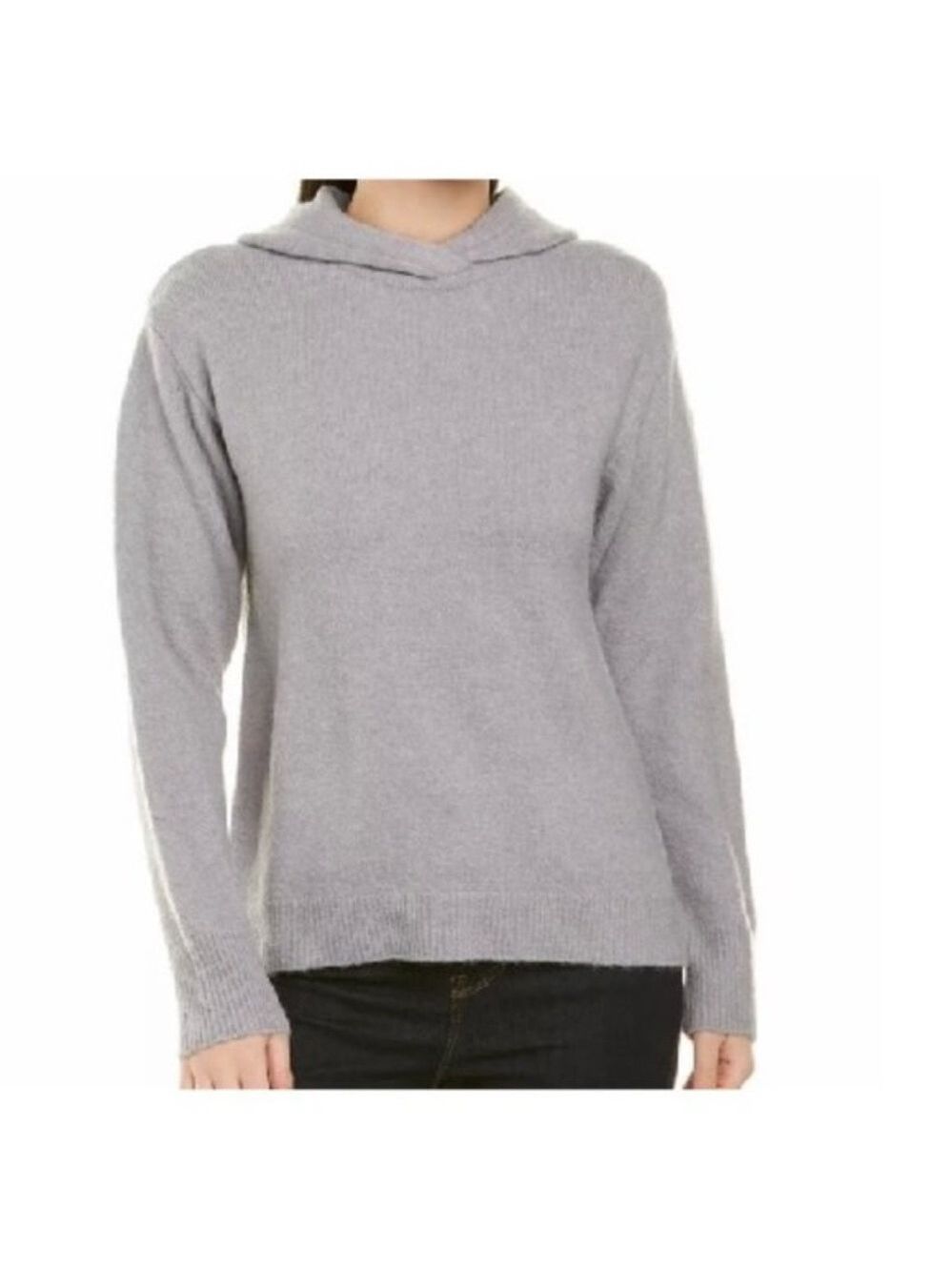 Magaschoni Wool Blend Pullover Hoodie Sweater